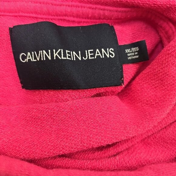 2 Calvin Klein Women Tie Dye Block Monogram Logo Cropped Hoodies Size XL & XXL - Picture 13 of 14